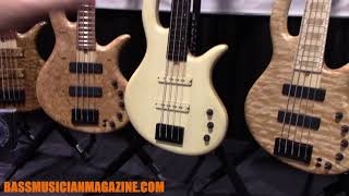 Bass Musician Magazine NAMM 2018  Elrick Bass Guitars [upl. by Karissa470]