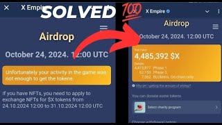 X Empair Token No Receive  X Empire Solved Error   How To Received X Empire Token [upl. by Rumpf]