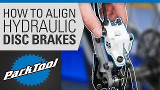 How to Align a Hydraulic Disc Brake on a Bike [upl. by Farman482]