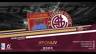 Pontedera  Livorno  23  Serie C 201718 [upl. by Manlove]