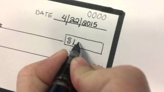 How to write a check [upl. by Pedersen]