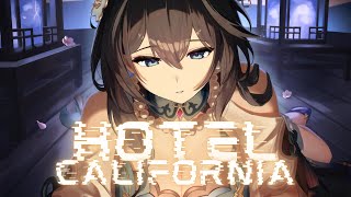 Nightcore  Hotel California Lyrics  PHURS Catching Sunrises [upl. by Laehcor]