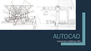 ¿Cómo dibujar ventanas en AutoCAD Comando Multilínea [upl. by Alekahs]