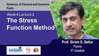 Lec 15 The Stress Function Method [upl. by Garretson]