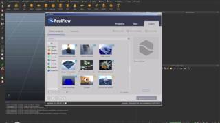 RealFlow 10 Workflow New Project Manager [upl. by Defant]