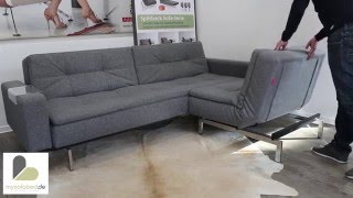 DUBLEXO von INNOVATION Schlafsofa mit Armlehnen  mysofabedde [upl. by Gnod]