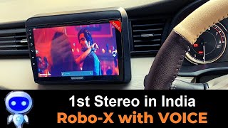 Woodman RoboX Android Stereo with Voice  Maruti New Ertiga 2021 Android Music Player  Review [upl. by Ythomit]