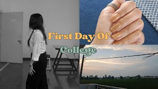 First Day Of College ✨  Mmdu Mullana Ambala  Mini Vlog [upl. by Amuh]