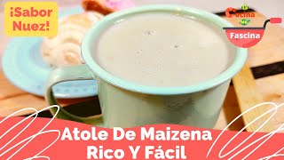 Atole De Maizena Sabor Nuez  Como Hacer Maizena [upl. by Nesyt]