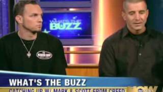 Creed Interview on Whats The Buzz [upl. by Akihsal]