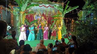 O pillaga venkatesh song dance performance Ontimitta Vinayakachavathi 2024 [upl. by Kerril]