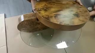 ivoros Glass Coffee Table Installation Video [upl. by Adnoraj791]