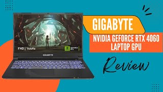 GIGABYTE G5 KF 156quot FHD 1920x1080 144Hz NVIDIA GeForce RTX 4060 Laptop GPU Review [upl. by Pember137]