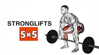 The Ultimate StrongLifts 5x5 workout to Shape and Strengthen at Home [upl. by Nnahgaem]