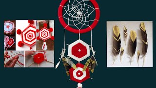 DIY Super Easy Bulgarian Martenitsa with DreamCatcher  DiYana [upl. by Nordna213]