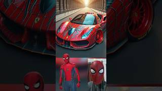 Superheroes but Ferrari 488 Spider 💥 Marvel amp DCAll Characters marvel avengersshorts [upl. by Dallis378]