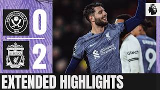 Extended Highlights  van Dijk Goal Milestone amp Szoboszlai Finish  Sheffield United 02 Liverpool [upl. by Ruelu]