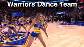 Warriors Dance Team Golden State Warriors Dancers  NBA Dancers  3122022 dance performance [upl. by Iahcedrom]