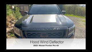 Frontier Hood Wind Deflector Install [upl. by Anerak768]