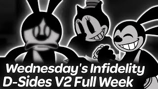 Wednesdays Infidelity V2 DSides Full Week  Friday Night Funkin [upl. by Bobinette]