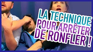 ENFIN  LA TECHNIQUE POUR ARRÊTER DE RONFLER [upl. by Anneehs876]