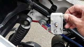 GY6 Fuel Petcock Replacement in 2 minutes  Petcock vs Pump [upl. by Ahsinyd]