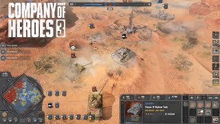 Coh3  No commentary  4 vs 4 multiplayer  Tanks amp motar amp Flak 30 anti aircraft gameplay [upl. by Reames762]