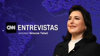 CNN ENTREVISTAS COM SIMONE TEBET  30032024 [upl. by Langille]