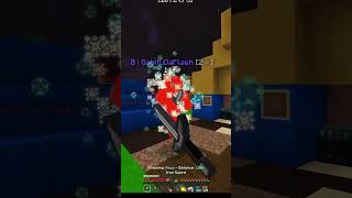 Minecraft PvP  Jitter Click shorts minecraft bedwars hypixel pvp clips gaming gamingvideos [upl. by Noryk450]