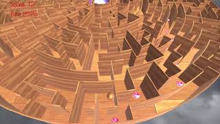 Maze Ball 3d  UWP XBOX Unity Azure Game [upl. by Lyford]