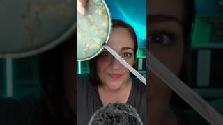 ASMR extreme CLOSEUP face measuring ✨ inaudible whispering writing sounds [upl. by Colbye]