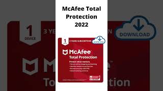 1 bestMcAfee Total Protection 2022 McAfee Total Protection [upl. by Maleen]