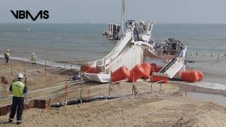 Galloper offshore wind farm  export cable shore landing  full version [upl. by Boswall]