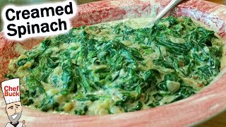 Best Creamed Spinach Recipe [upl. by Trebor]