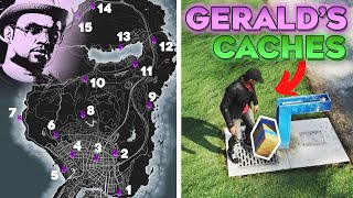 GTA 5 Online All Gs Caches Locations with Map Geralds Caches  DEAD DROP NEW DAILY COLLECTIBLES [upl. by Arria463]