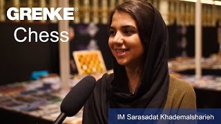 IM Sarasadat Khademalsharieh  Best female player at the GRENKE Chess Open 2017 [upl. by Semmes]