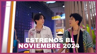 Estrenos de SERIES BL en NOVIEMBRE de 2024 👏👏 [upl. by Herve385]