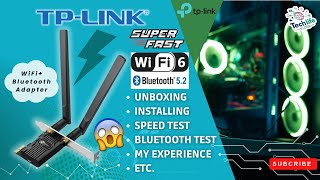 Best WiFi  Bluetooth Card  TPLink AX1800 WiFi 6 amp Bluetooth 52 PCIe Adapter  Archer TX20E [upl. by Jenda747]