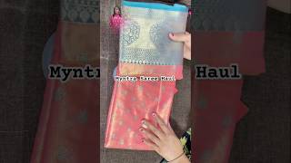 Myntra Saree Haul ✨Kanjivaram Saree saishikhalifestyle trending [upl. by Rianna687]