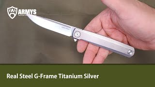 Real Steel GFrame Titanium Silver 50235 [upl. by Cower]