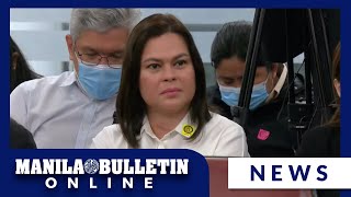 VP Sara makes surprise appearance at quadcomm hearing while lawmakers questions her father [upl. by Ytinav]