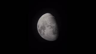 Gibbous moon through my telescope 🔭viralvideoastrophotographytrendingmoonshorts [upl. by Etteragram937]