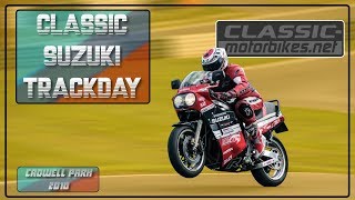 Classic Suzuki GSXR montage from Trackday at Cadwell Park 2018 [upl. by Boru]