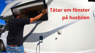 Tätar fönster på husbilen [upl. by Salb611]