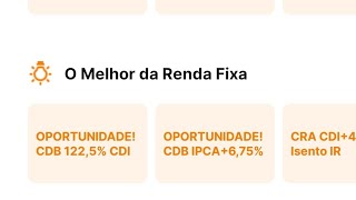 Oportunidade de investir CDB 1225 CDI ou CDB IPCA 675 [upl. by Con]