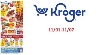 Kroger Weekly Ad US  11012023  11072023 [upl. by Nauqan]