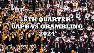 5th Quarter  UAPB M4 vs Grambling State University Marching Band 2024  UAPB vs GSU 2024  music [upl. by Dasya]