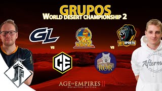 World Desert Championship 2  GamerLegion vs Combi  WeSports vs RoR GRUPOS [upl. by Therron]