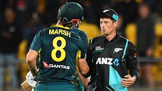 Australia Win Last Ball Thriller  SHORT HIGHLIGHTS  BLACKCAPS v Australia  T20I 1 Sky Stadium [upl. by Senskell]