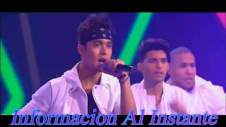 CNCO cantando HEY DJ en DON FRANCISCO TE INVITA [upl. by Auqinat]